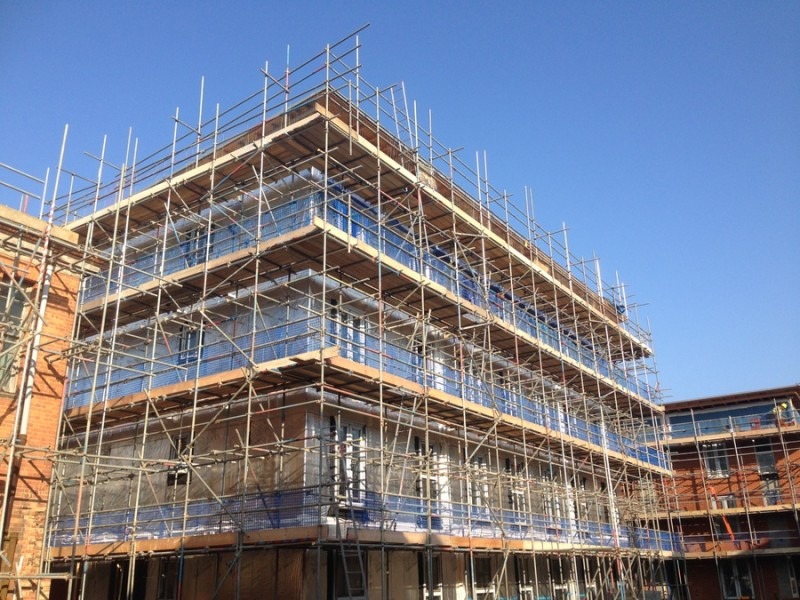NJS Scaffolding for Linden Homes, Graylingwell, Chichester