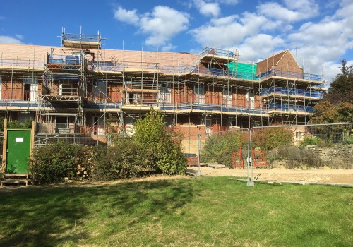 Scaffolding for City & Country at King Edward VII Hospital, Midhurst, West Sussex